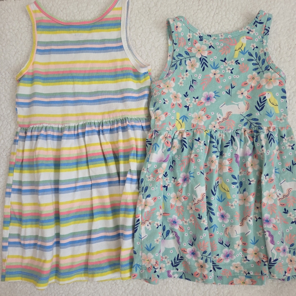 Two 3t Carters Casual Dresses - Picture 4 of 5
